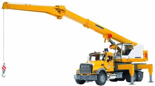 BRUDER MACK Granite Liebherr crane truck