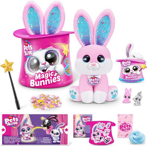 Pets Alive Magic Bunnies - Roze magische Konijnen van ZURU