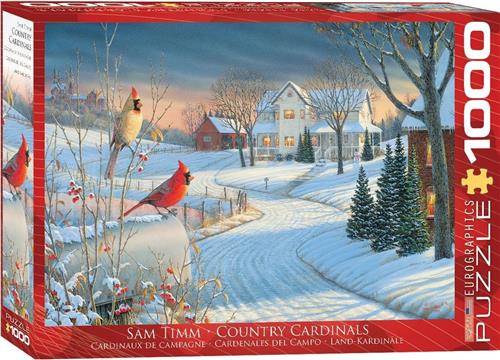 Eurographics puzzel Country Cardinals - Sam Timm - 1000 stukjes