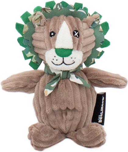 Les Deglingos Knuffel Leeuw Bruin 22 Cm