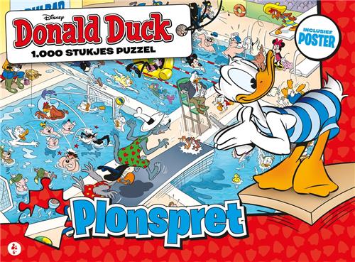 Donald Duck puzzel - Plonspret - 1000 stukjes