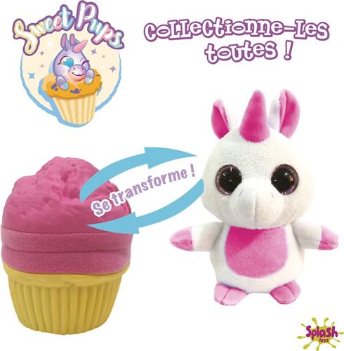 Sweet Pups Magic Muffin - 1 exemplaar - Pluche surprise knuffel