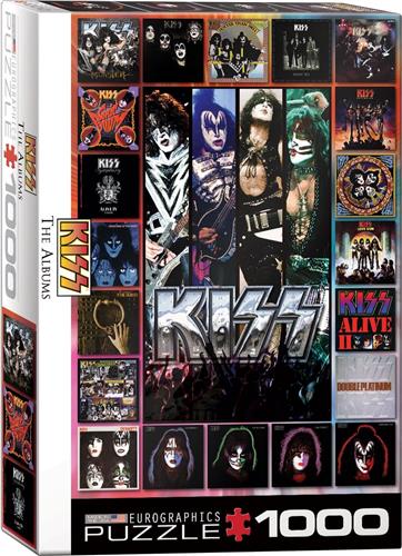 Eurographics puzzel KISS The Albums - 1000 stukjes