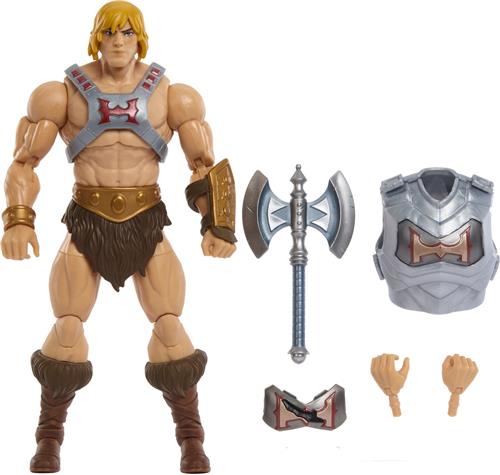 Masters Of The Universe Revolution Met Figuur Van Heman Battle Armor-accessoires Bruin