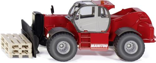 Siku Manitou Mht 10230 Verreiker Met Vork En Pallets Rood (3507)