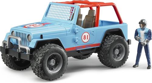 Bruder Jeep Cross-country terreinwagen met bestuurder 1:16 02541