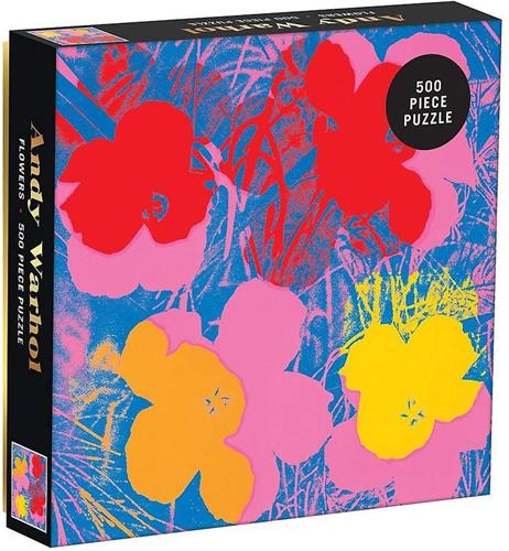 Andy Warhol Flowers 500 Piece Puzzle