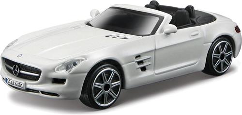 Bburago MERCEDES BENZ SLS AMG ROADSTER wit schaalmodel 1:43