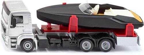 SIKU 2715 MAN Truck met motorboat