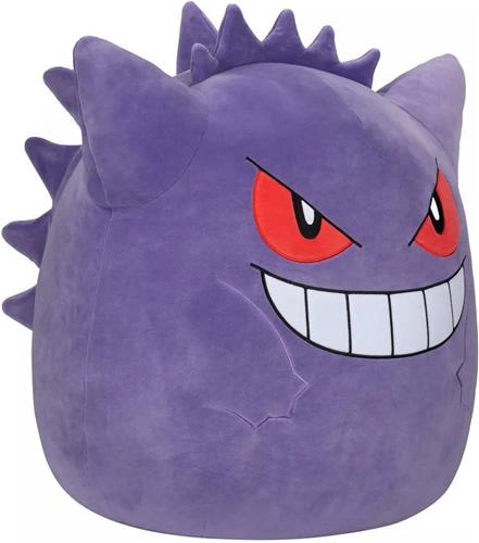 Pokémon - Squishmallow Wave 1 - Gengar jumbo Pluche - Knuffel 50cm