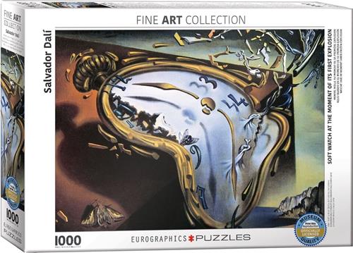 Eurographics puzzel Soft Watch at the Moment of it's First Explosion - Salvador Dalí - 1000 stukjes