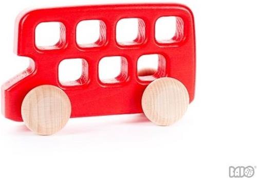 Bajo Houten Dubbeldekker Bus Rood - 41530