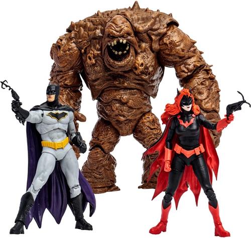 DC Multiverse Action Figures Multipack Clayface, Batman & Batwoman (DC Rebirth) (Gold Label) 18 cm