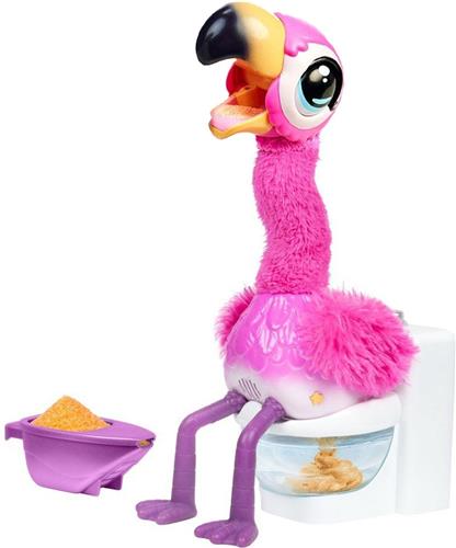 Little Live Pets - GottaGo Flamingo - Interactieve Knuffel - Zingt, danst en legt échte drolletjes