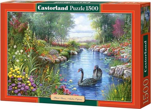 Black Swans - Andres Orpinas  - Legpuzzel - 1500 Stukjes