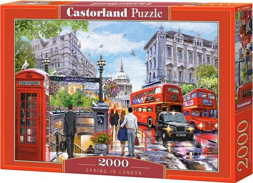 Castorland Legpuzzel Spring In London - 2000 Stukjes