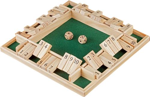 Shut the Box 4 spelers 10 cijfers 29x29c