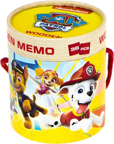 Paw Patrol Houten spel in koker .