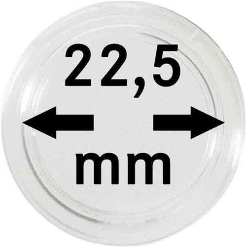 Lindner Hartberger muntcapsules Ø 22.5 mm (10x) voor penningen tokens capsules muntcapsule