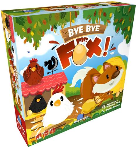 Blue Orange Games - Bye Bye Mr Fox - Strategisch Bordspel - 1-4 Spelers - Geschikt Vanaf 5 Jaar