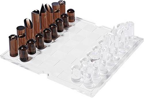 Sunnylife - Lucite Chess & Checkers