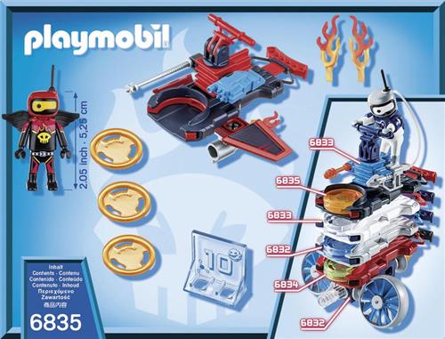 PLAYMOBIL Firebot met Disc-shooter - 6835