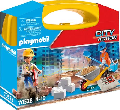 PLAYMOBIL Koffertje bouwplaats - 70528