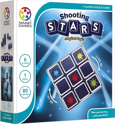 SmartGames - Shooting Stars - breinbreker - logica en ruimtelijk inzicht - 80 opdrachten - Magische Blokken