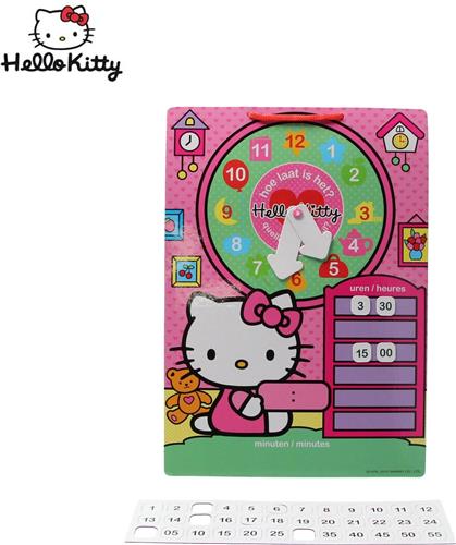 Leer klok kijken met Hello Kitty