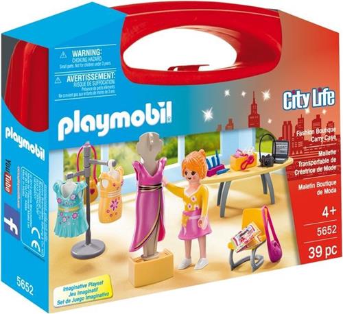 PLAYMOBIL City Life  Fashion Boutique Carry Case - 5652