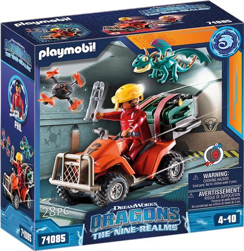 PLAYMOBIL Dragons: The Nine Realms Icaris Quad & Phil - 71085