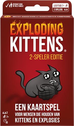 Spel - Exploding Kittens - 2 spelers editie - NL