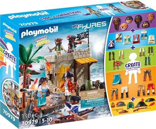 PLAYMOBIL My Figures Pirateneiland - 70979