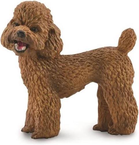 Collecta Hond Poedel Junior 4,2 Cm Rubber Bruin