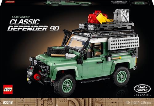 LEGO Icons Land Rover Classic Defender 90 Auto Model Bouwpakket voor Volwassenen - 10317