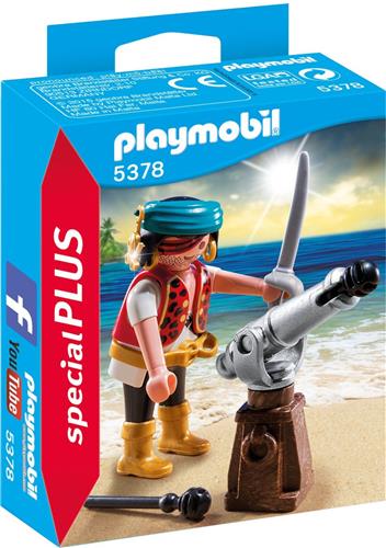 Playmobil Piraat met bronzen scheepskanon - 5378