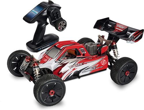 Equivera RC Auto Benzine - RC Auto Volwassenen - RC Auto Offroad - Bestuurbare Auto voor Buiten - Krachtige Verbrandingsmotor