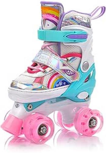 Equivera Rolschaatsen Meisjes - Skeelers Meisjes - Rolschaatsen Kinderen - Cadeautip voor uw kind!