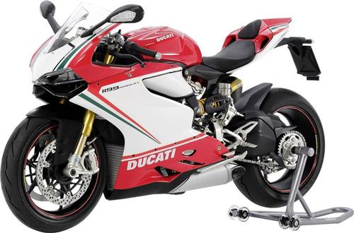 1:12 Tamiya 14132 Ducati 1199 Panigale S Tricolore Plastic Modelbouwpakket