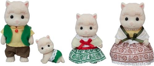 Sylvanian Families 5358  familie alpaca- fluweelzachte speelfiguren