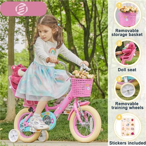 Equivera Fietszitje Pop - Poppenzitje Fiets - Fietsstoeltje Pop - Poppenzitje - Poppenzitje Voor Kinderfiets