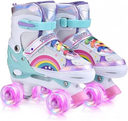 Equivera Rolschaatsen Meisjes - Skeelers Meisjes - Rolschaatsen Kinderen - Cadeautip voor uw kind!