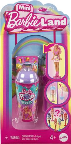 Barbie Mini BarbieLand Pop Reveal - Verrassingsitem - 3,8 cm - Mini Barbiepop