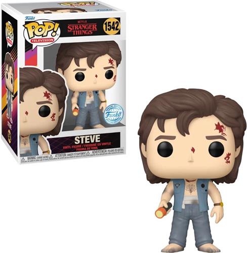 Funko Pop! Stranger Things: Steve (Battle Damaged) #1542 Special Edition Exclusive