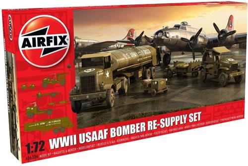 1:72 Airfix 06304 WWII USAAF 8th Bomber Re-supply Set Plastic kit