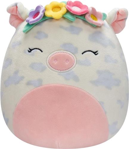 Squishmallows Rosie - Spotted Pig W/Flower Crown 19cm Plush