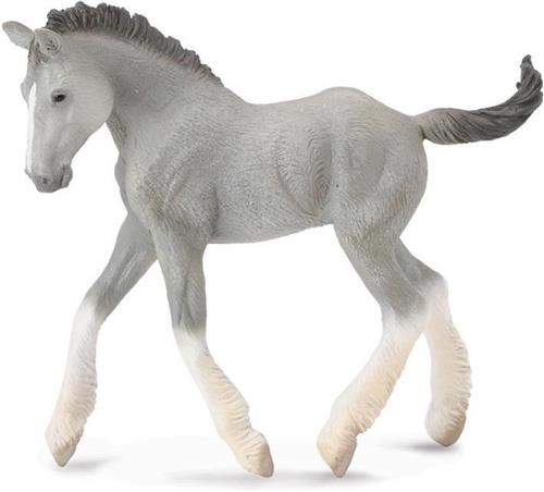 Collecta Paarden: Shire Veulen 10 Cm Grijs