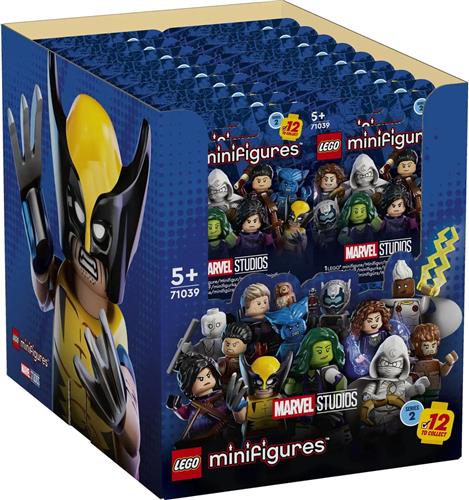 LEGO Minifigures 71039 - Marvel Studios Series 2 complete doos (36 stuks)