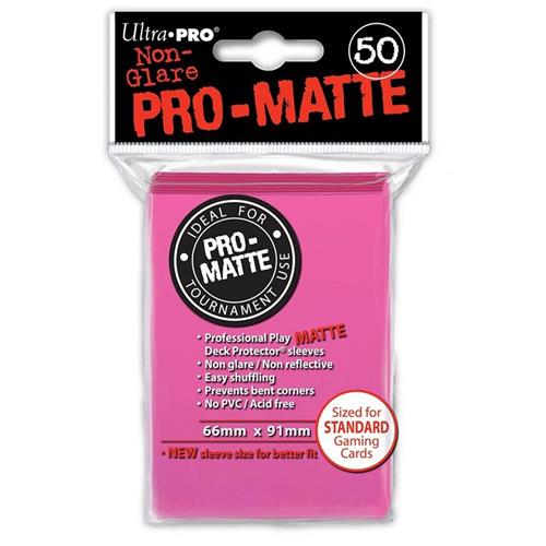 SLEEVES Pro-Matte Bright Pink d12