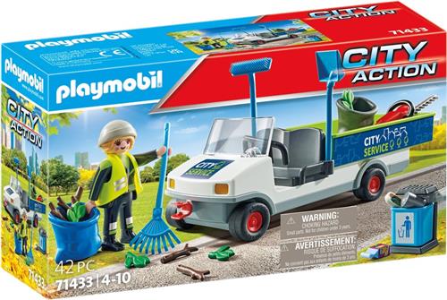 PLAYMOBIL City Action Elektrische straatveegmachine - 71433